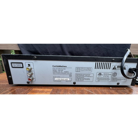 Tronics Curtis Mathes DVD/CD/MP3 Player Model CMD1000 Works Parts Only - Picture 7 of 8